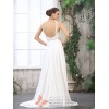 Marika - Sheath Column Satin Wedding Dress with Straps 